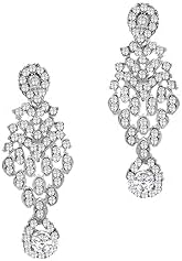 Bridal Crystal Jewelry Set for Women Necklace Earrings Maangtikka Set Wedding Silver Plated VitansEthnics