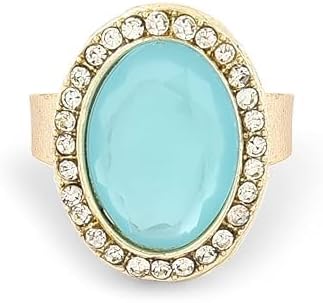 Turquoise Blue Pink Ethnic Choker Necklace Earring Maangtikka Ring Set For Women VitansEthnics