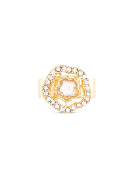 Gold-Plated AD & Kundan-Studded Jewellery Set VitansEthnics