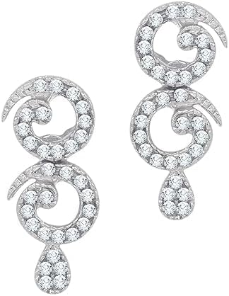 Silver Plated Jewelry Set Necklace And Earrings Set for Women VitansEthnics