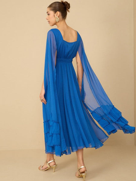 Embellished Maxi Dress For Women, Indian Dress For Women, Indo Western Outfit, Gown For Women, Indian Wedding Guest Outfit4 VitansEthnics