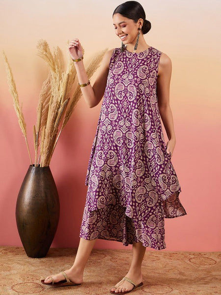 Paisley Printed Kurta with Palazzo Pants For Women, Co-Ords Set, Pant Kurti Set, Coord Set, Ethnic Indian Dress, Kurti Set, Indian Suit VitansEthnics