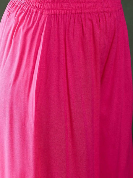 Woven Designed Sleeveless Top With Palazzo Coord for Women, Fusion Festive Outfit, Ethnic Indian Dress, Indo Western Outfit, Kurta Set3 VitansEthnics