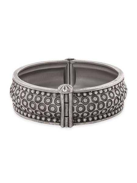 Oxidised Silver-Plated Multi-Layered Chain Bracelet with Silver Bells (Copy) VitansEthnics