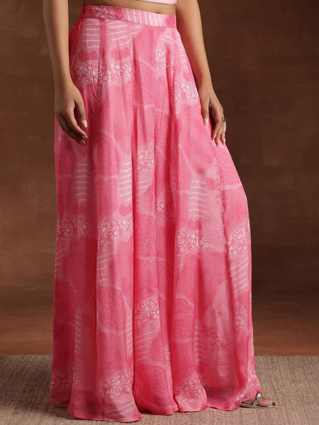 Women Indo Western Floral Printed One Shoulder Sleeveless Tunic & Palazzo With Slip Co-Ords Set VitansEthnics