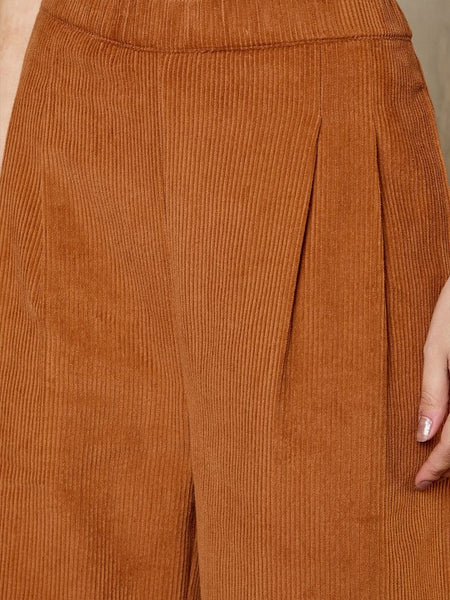 Rust brown corduroy Three Piece Coord Set VitansEthnics