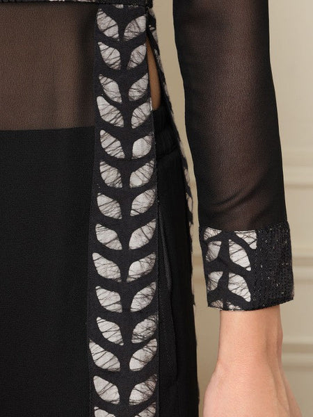 Women Printed Tunic Top With Palazzos Set Indo-Western Outfit VitansEthnics