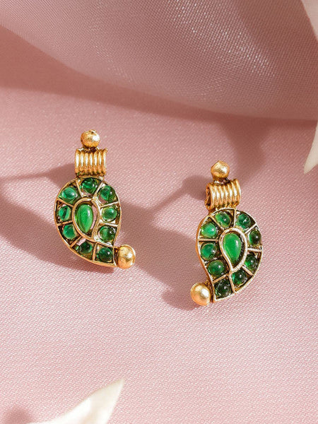 Women Gold Plated Enamel Beaded Traditional Jewellery Set VitansEthnics