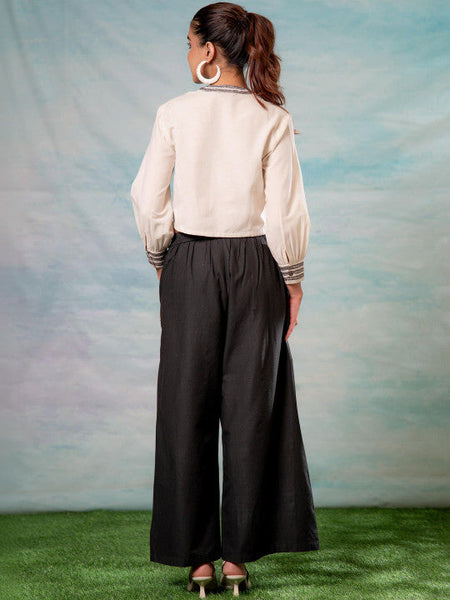 Women Printed Top with Trousers Co-ords Set VitansEthnics