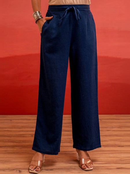 Women Embroidered Shirt Collar Shirt & Trousers Co-Ords Set VitansEthnics