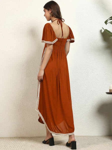 Women Fit & Flare Maxi Dress VitansEthnics