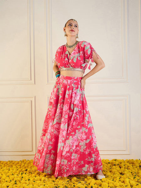 Women Printed Ready to Wear Lehenga Choli VitansEthnics