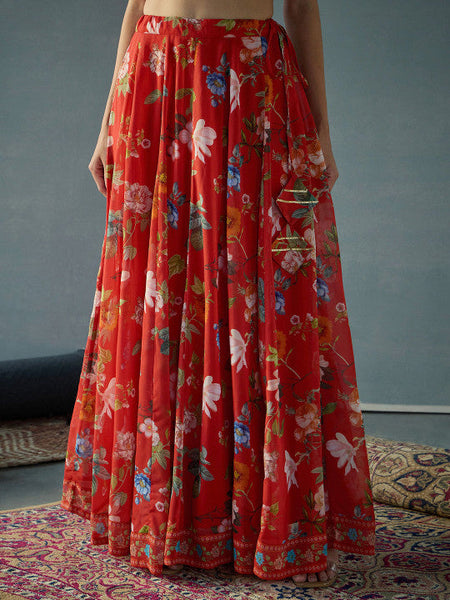 Women Printed Ready to Wear Lehenga Choli VitansEthnics
