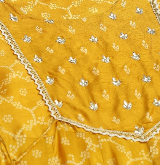 Women Ethnic Motifs Embroidered Sequined Kurta with Palazzos & Dupatta