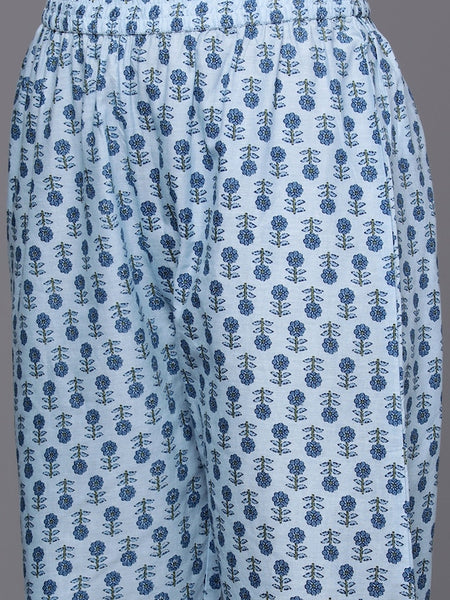 Copy of Women Floral Yoke Design Sequinned Kurta & Trousers With Dupatta VitansEthnics