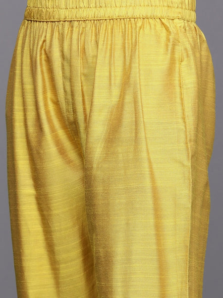 Women Yoke Design Regular Gotta Patti Kurta with Trousers & Dupatta
