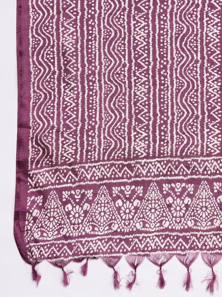 Copy of Women Ethnic Motifs Embroidered Thread Work Pure Cotton Kurta Set VitansEthnics