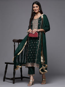 Copy of Women Solid Silk Blend Hyper Texture Kurta Set VitansEthnics