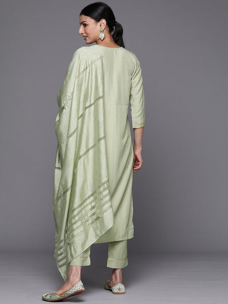 Copy of Women Ethnic Motifs Embroidered Kurta with Trousers & With Dupatta VitansEthnics