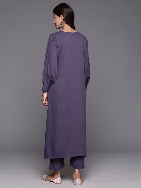 Copy of Women Empire Silk Crepe Kurta with Trousers VitansEthnics