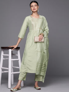 Copy of Women Ethnic Motifs Embroidered Kurta with Trousers & With Dupatta VitansEthnics