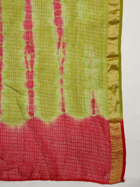 Copy of Women Yoke Design Thread Work Pure Cotton Kurta With Trousers & Dupatta VitansEthnics