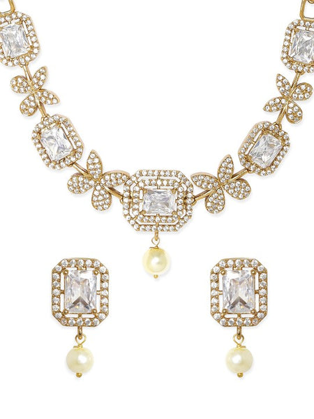 Women Gold-Plated Beaded Jewellery Set VitansEthnics