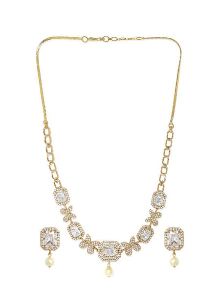 Women Gold-Plated Beaded Jewellery Set VitansEthnics