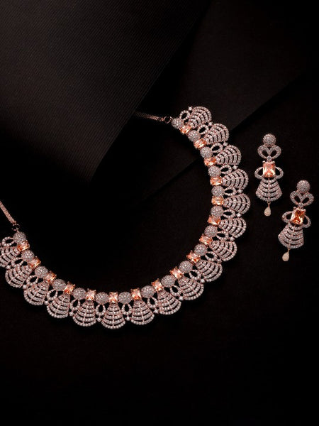 Women Gold-Plated Emerald Stone-Studded Statement Jewellery Set (Copy) VitansEthnics