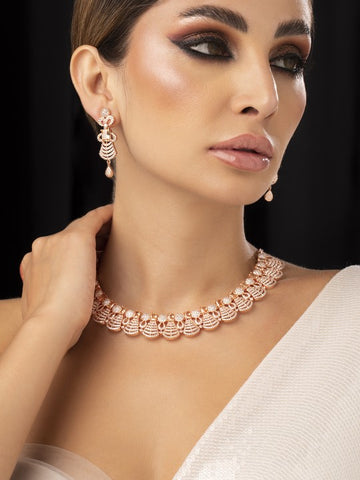 Women Gold-Plated Emerald Stone-Studded Statement Jewellery Set (Copy) VitansEthnics