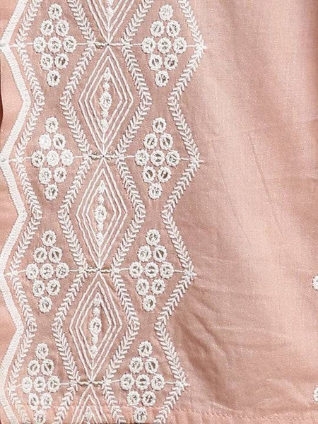 Women Ethnic Motifs Embroidered Sequinned Pure Cotton Kurta with Sharara & Dupatta Set VitansEthnics