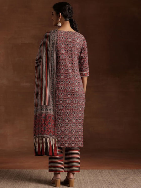 Women Ethnic Motifs Printed Gotta Patti Pure Cotton Kurta with Trousers & Dupatta