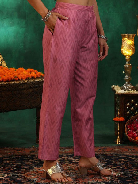 Women Ethnic Motifs Regular Sequinned Kurta with Trousers & With Dupatta Set VitansEthnics