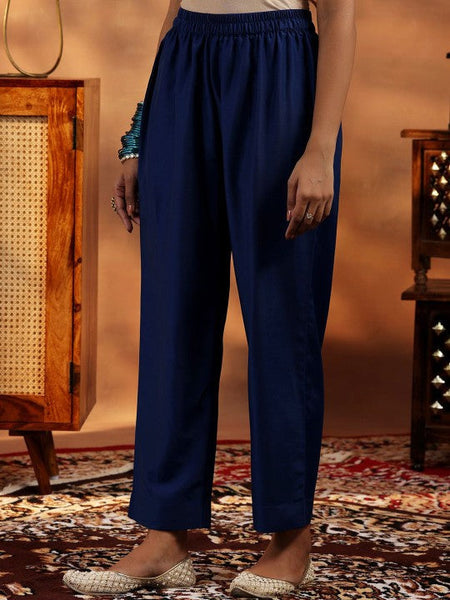Women Ombre Dyed Regular Beads and Stones Kurta with Trousers & With Dupatta VitansEthnics