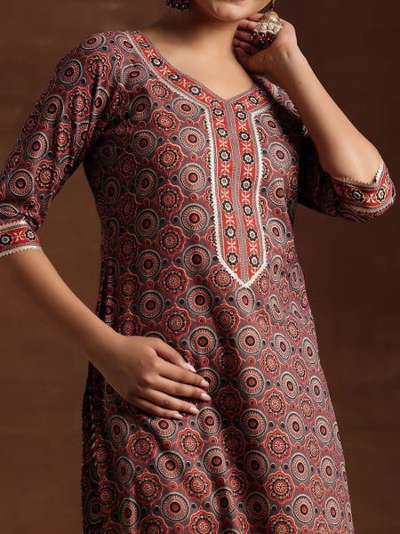 Women Ethnic Motifs Printed Gotta Patti Pure Cotton Kurta with Trousers & Dupatta