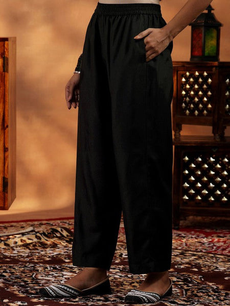 Women Grey Ombre Regular Beads and Stones Kurta with Trousers & With Dupatta Set VitansEthnics