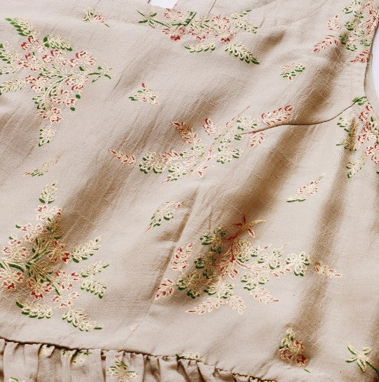 Women Beige Floral Printed Regular Kurta with Palazzos & With Dupatta Set