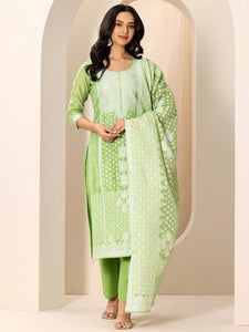 Women Ethnic Motifs Woven Design Chanderi Silk Kurta With Trouser And Dupatta Indian Suit Set VitansEthnics