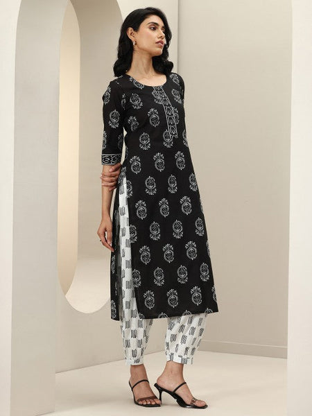 Women Ethnic Motifs Printed Regular Kurta with Salwar & With Dupatta Indian Suit Set VitansEthnics