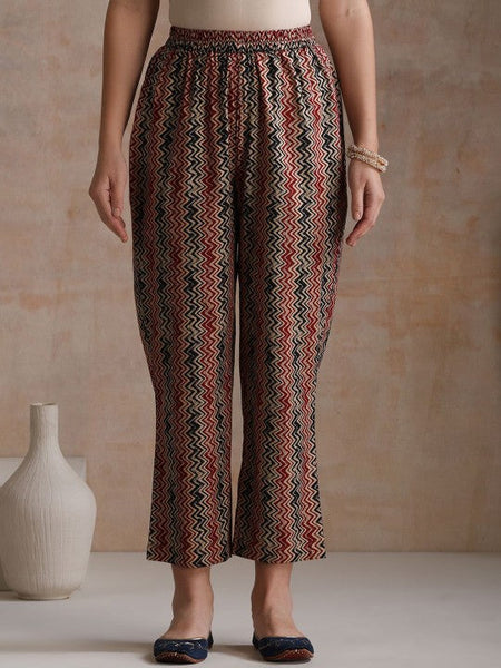 Women Floral Printed Flared Pure Cotton Kurta with Palazzos & With Dupatta Set VitansEthnics