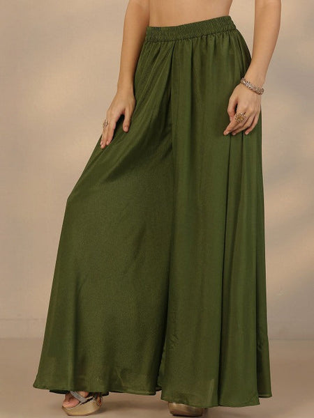 Women Regular Beads and Stones Kurta with Palazzos & With Dupatta VitansEthnics