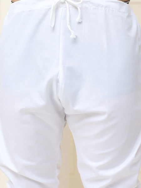 Floral Printed Mandarin Collar Kurta With Churidar