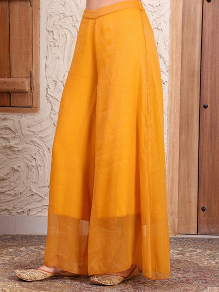 Women Embroidered Tunic With Sharara Co-Ord Set VitansEthnics