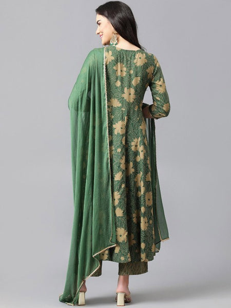 Women Ethnic Motifs Embroidered Regular Gotta Patti Kurta Palazzos & Dupatta Set (Copy) VitansEthnics
