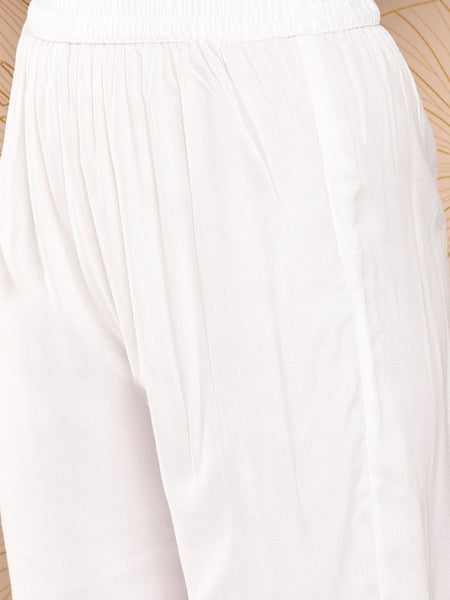 Women Striped Angrakha Gotta Patti Kurta with Palazzos & With Dupatta Set (Copy) VitansEthnics