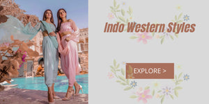 Indo western outfits | fusion wear dresses for women | ready to wear saree | dhoti saree | indian wedding outfit | dress for indian theme parties | 