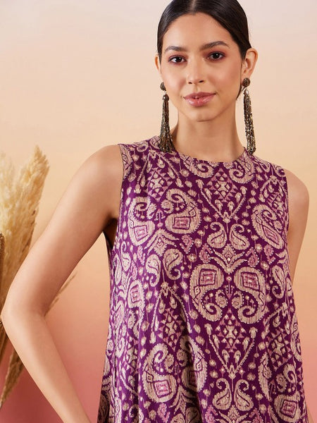 Paisley Printed Kurta with Palazzo Pants For Women, Co-Ords Set, Pant Kurti Set, Coord Set, Ethnic Indian Dress, Kurti Set, Indian Suit VitansEthnics