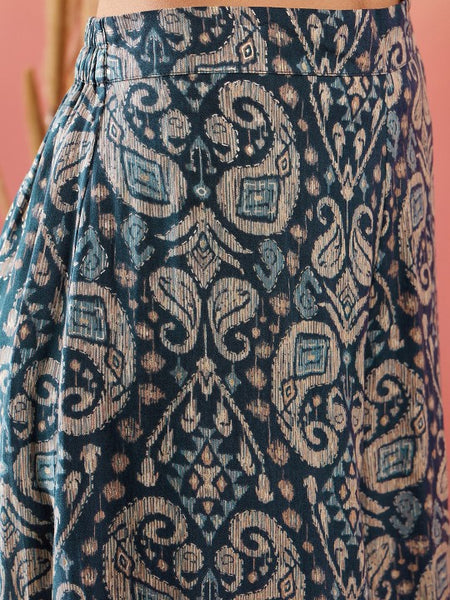 Paisley Printed Kurta with Palazzo Pants For Women, Co-Ords Set, Pant Kurti Set, Coord Set, Ethnic Indian Dress, Kurti Set, Indian Suit VitansEthnics