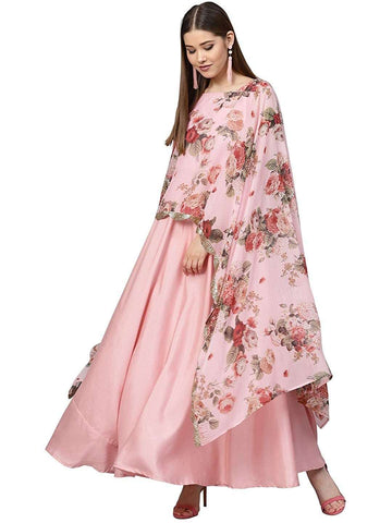 Anarkali Dress With Attached Dupatta vitansethnics