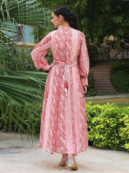 Designer Indian Printed Anarkali Dress For Women, Long Kurti For Women, Anarkali Gown, Indian Dress, Indian Gown, Indo Western Dress VitansEthnics